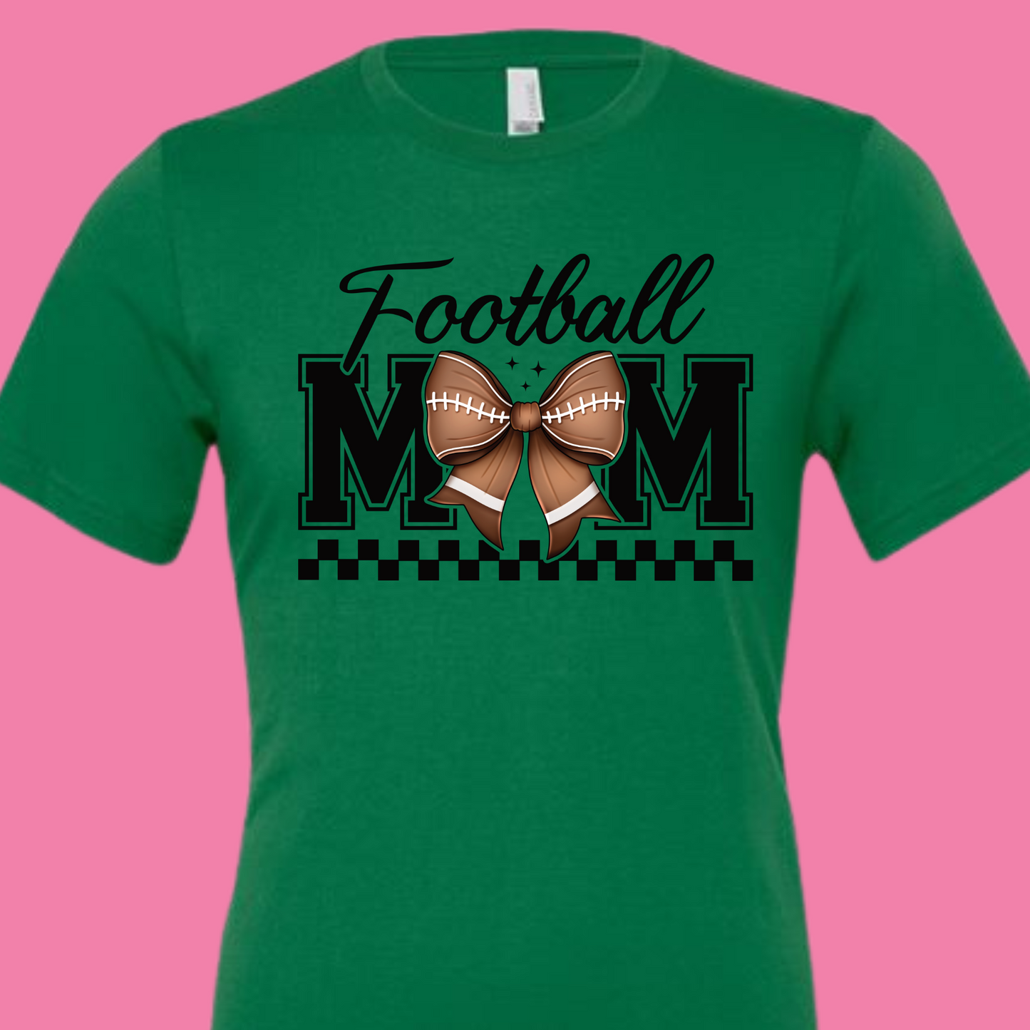 Football Mom Bow Fall Season