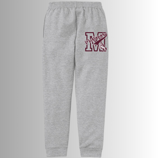 Gray Mustangs Sweatpants