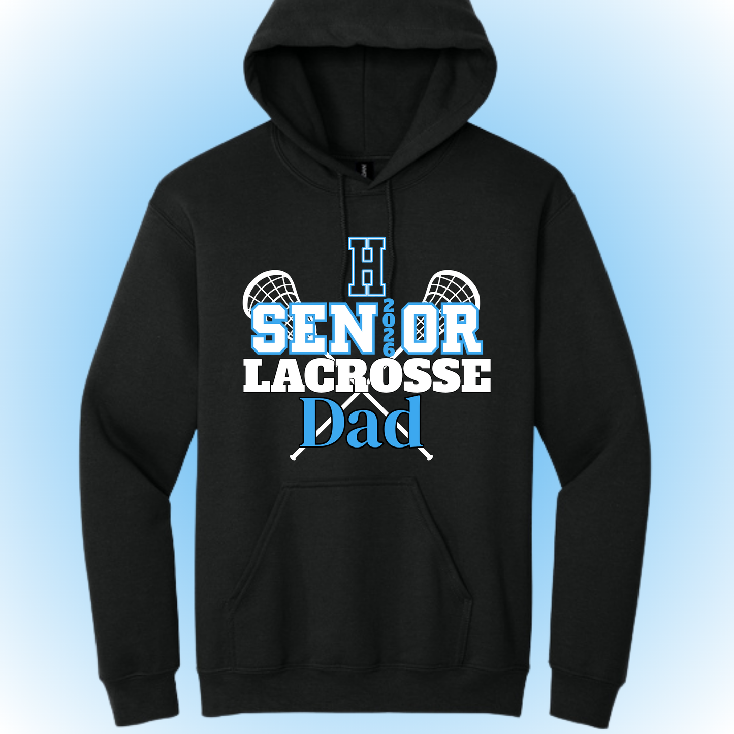 Huntingtown Senior Dad Lacrosse Hoodie