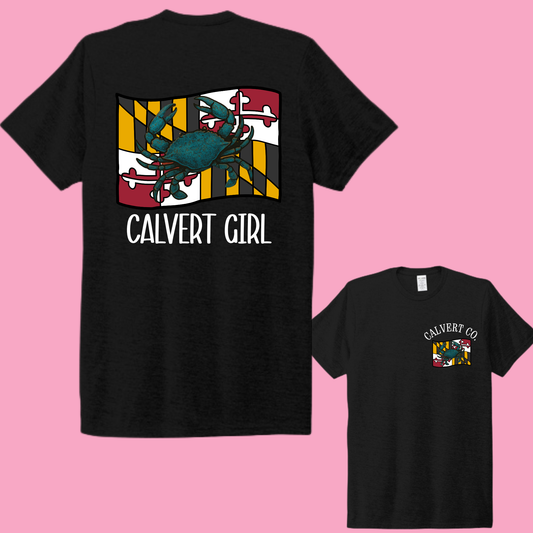 Black Calvert Girl Tee