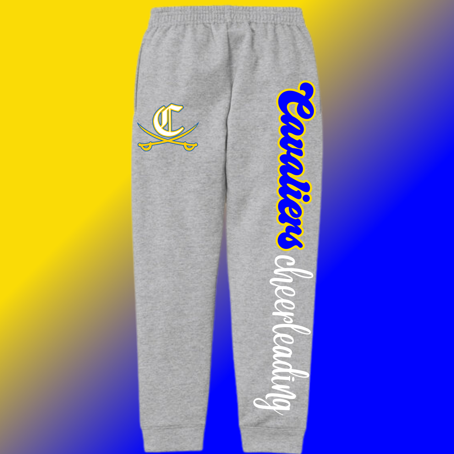 Gray Cavaliers Cheerleading Sweatpants