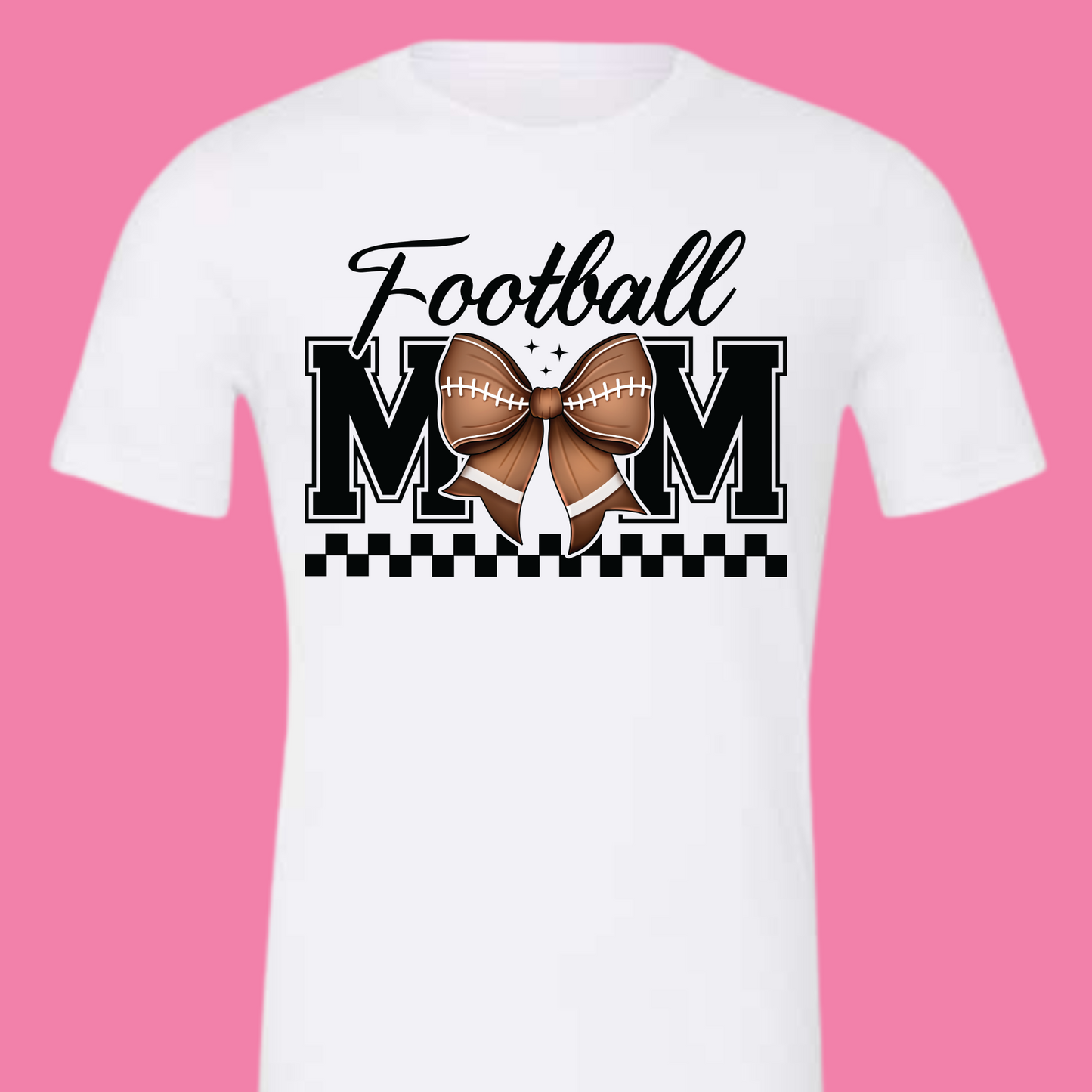 Football Mom Bow Fall Season