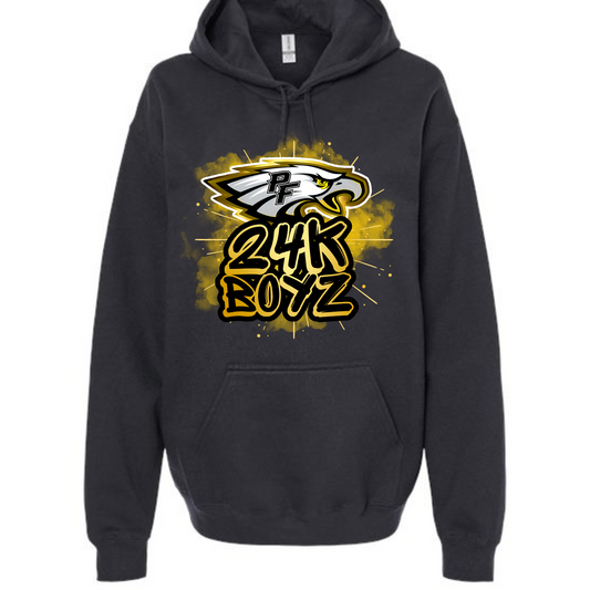 24k boyz Gold hoodie