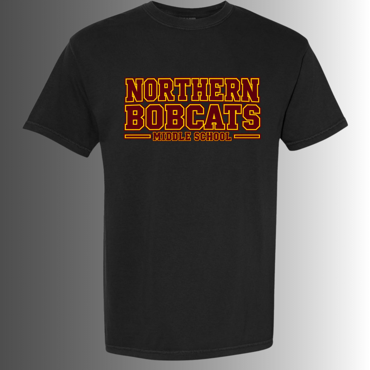 Northern bobcats Black Tee