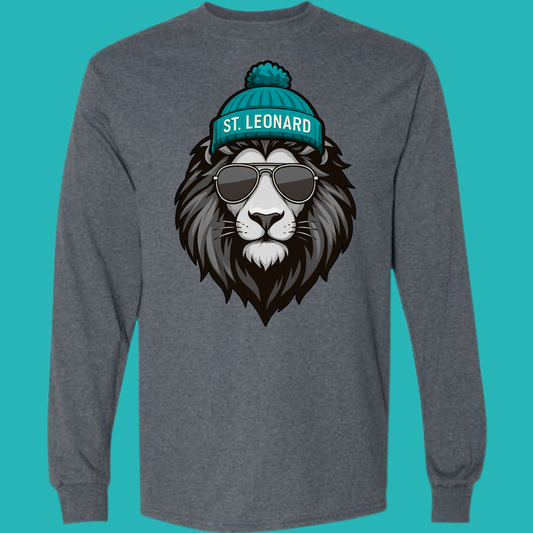 Long Sleeve Beanie Lion