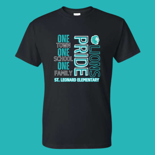 One Town, One School, One Family T-shirt