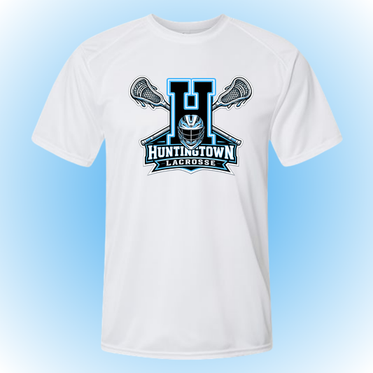 White Huntingtown Lax Tee