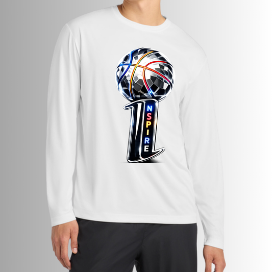 Inspire Basketball LS Shirt White