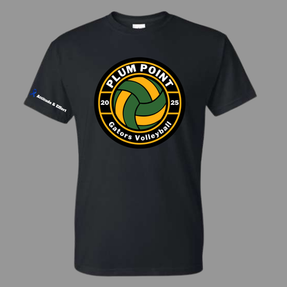 Plum point Volleyball T-shirt