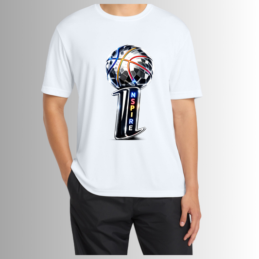 Inspire Basketball white Short Sleeve Shirt