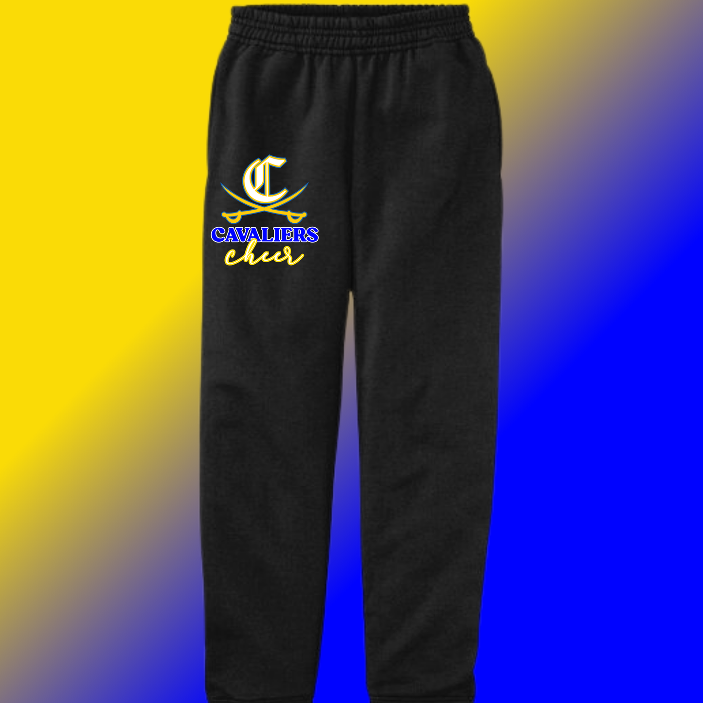 Black Cavaliers Cheerleading Sweatpants