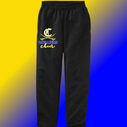 Black Cavaliers Cheerleading Sweatpants