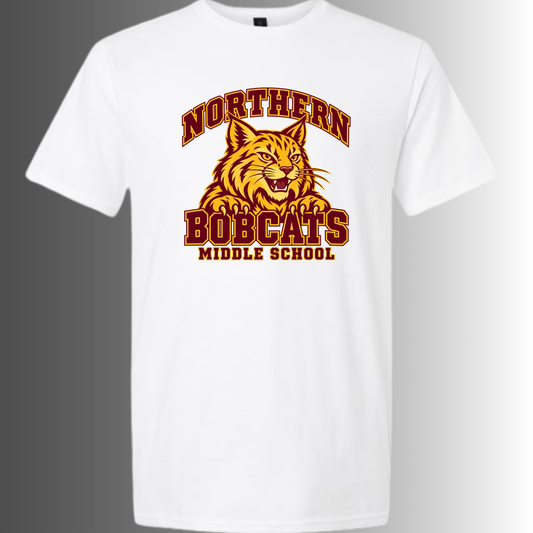Northern bobcats White Tee